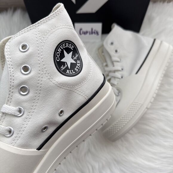 Converse CTAS Construct High Shoes Women's size 10.5 Men's 9 Skate White A02832C - Picture 3 of 10